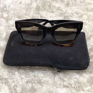 Celine Tortoise Cat Eye Sunglasses